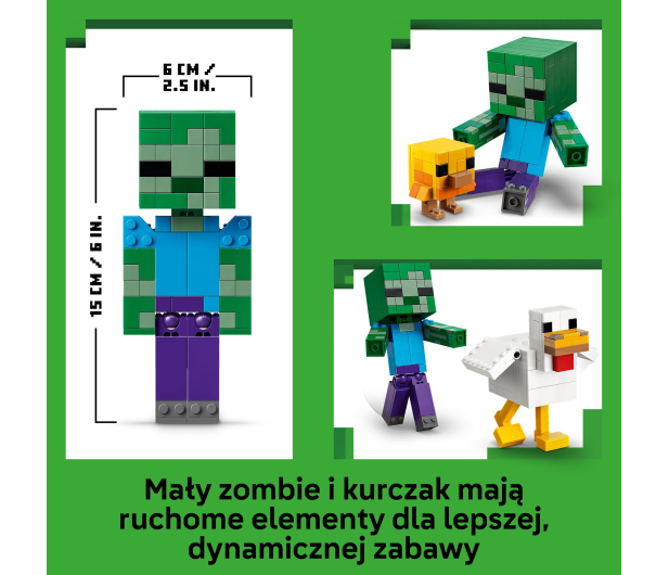 LEGO MINECRAFT 21582 Kurzy jeździec - 1547391 - zdjęcie 8
